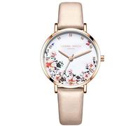 RORIOS Orologio Donna Analogico Al Quarzo Donna Fiore Orologio da Polso in Pelle Regalo di Compleanno Orologi Women Watch