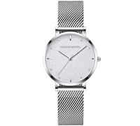 RORIOS Orologio Donna Analogico Quarzo Orologio Stellata Quadrante con Cinturino in Acciaio Inox Elegante Orologi da Polso per Donna