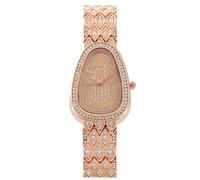 RORIOS Orologio Donna Cristallo Impermeabile Quarzo Bracciale Orologioes Trendy per Giorno & Festa Oro rosa