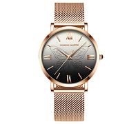 RORIOS Orologio Donna Farfalla Quadrante con Mesh Cinturino in Acciaio Inox Elegante Orologi al Quarzo Analogici per Donna Ragazze