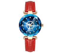 RORIOS Orologio Donna Orologio Analogico Quarzo con Cinturino in Pelle Moda Impermeabile Orologi da Polso Strass Orologio per Ragazza Donna