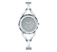 RORIOS Orologio Donna Quartz Argento Orologioes Minimalista di Moda con Cinturino Durevole Eleganter Tempo Argento
