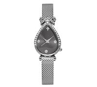RORIOS Orologio Elegante Donna a Forma di Goccia con Cristalli Cinturino in Acciaio Inossidabile Maglia Moda per Uso Giornaliero e Occasioni Speciali Nero