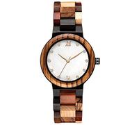 RORIOS Orologio Legno Donna Analogico Al quarzo con Cinturino in Legno Minimalista Naturale Orologio da Polso Moda Orologio di Legno
