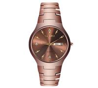 RORIOS Orologio Minimalista da Coppia Orologi da Polso Uomo Donna Orologio Lavoro Analogico Quarzo Orologi 50M Impermeabile Acciaio Inossidabile da Uomo Rosa Oro A