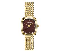 RORIOS Orologio Quadrato di Moda Donna Orologioes con Bracciale a Tono Oro e Multicolore Watches da Sera Elegante per Quotidiano & Festa Marrone