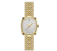 RORIOS Orologio Quadrato di Moda Donna Orologioes con Bracciale a Tono Oro e Multicolore Watches da Sera Elegante per Quotidiano & Festa Bianco