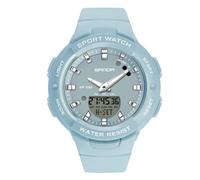 RORIOS Orologio Ragazze Elettronico Orologio da Polso Digitale Quarzo Orologio Signore Resina Semplice Orologio Multifunzione Militare per Donna Impermeabile Blu