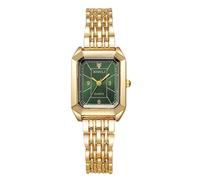 RORIOS Orologio Rettangolare Donna Orologioes polso in Acciaio Inossidabile alla Moda Orologio al Quarzo Elegante Watch da Abito Casual Oro verde