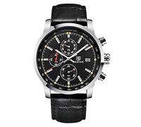 RORIOS Orologio Uomo Analogico Quarzo Orologio Cinturino in Acciaio Inossidabile Calendario Business Cronografo Orologio per Uomo