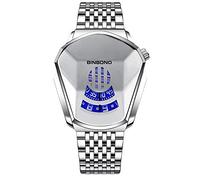 RORIOS Orologio Uomo Analogico Quarzo Orologio con Acciaio Inossidabile Strap Elegante Orologio da Polso Orologio sportivo uomo