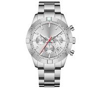 RORIOS Orologio Uomo Luminoso Casuale Orologio Analogico Quarzo Orologio con Cinturino in Acciaio Inossidabile Business Orologio da Polso per Uomo