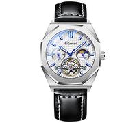 RORIOS Orologio Uomo Orologio Luminoso Orologio Meccanico Automatico con Cinturino in Pelle Orologi Tourbillon Design Uomo da Polso