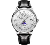 RORIOS Orologio Vintage da Uomo Analogico Quarzo Impermeabile Luminosi Elegante in Acciaio Inossidabile