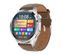 RORIOS Smart Watch per Uomo Donna Chiamate Bluetooth Monitoraggio Della Salute Orologio da Polso Intelligente Fitness Sportivo IP68 Impermeabile Smartwatch Marrone