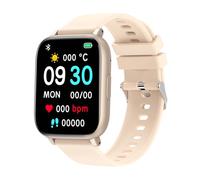 RORIOS Smart Watch Uomo Donna Orologio 1,77" Chiamata Bluetooth Avvisi SMS in Arrivo con Effettua Risposta Chiamate Contapassi Fitness Tracker GPS Oro