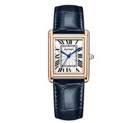 RORIOS Unisex Orologio Semplice Orologioes da polso per Uomo Donna Analogico Quarzo Watches Amanti Matrimonio Romantico Impermeabile Wristwatch Maschio blu-oro-rosa