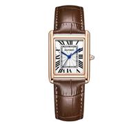 RORIOS Unisex Orologio Semplice Orologioes da polso per Uomo Donna Analogico Quarzo Watches Amanti Matrimonio Romantico Impermeabile Wristwatch Maschio marrone-oro-rosa
