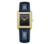 RORIOS Unisex Orologio Semplice Orologioes da polso per Uomo Donna Analogico Quarzo Watches Amanti Matrimonio Romantico Impermeabile Wristwatch Maschio blu-oro