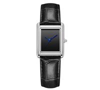 RORIOS Unisex Orologio Semplice Orologioes da polso per Uomo Donna Analogico Quarzo Watches Amanti Matrimonio Romantico Impermeabile Wristwatch Femmina nero-argento A