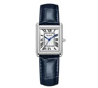 RORIOS Unisex Orologio Semplice Orologioes da polso per Uomo Donna Analogico Quarzo Watches Amanti Matrimonio Romantico Impermeabile Wristwatch Femmina blu-argento