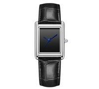 RORIOS Unisex Orologio Semplice Orologioes da polso per Uomo Donna Analogico Quarzo Watches Amanti Matrimonio Romantico Impermeabile Wristwatch Maschio nero-argento A
