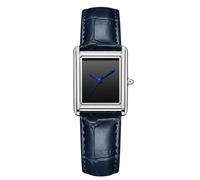 RORIOS Unisex Orologio Semplice Orologioes da polso per Uomo Donna Analogico Quarzo Watches Amanti Matrimonio Romantico Impermeabile Wristwatch Femmina blu-argento A