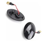 RORLL Per Corsa Ripetitore Indicatore Direzione Luci Posizione Laterali LED Dinamiche Dinamiche Indicatori(Dynamic Smoked)
