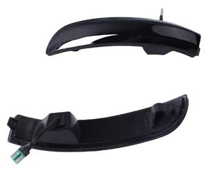 RORLL Per Kuga Per La Fuga Per EcoSport Per Focus 3 MK3 SE ST RS C-Max 2013-2019 Indicatore Luce Montaggio LED Dinamico Ripetitore Specchio Dinamiche Indicatori(Blue-Yellow)