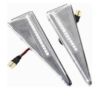 RORLL Per Megane Per MK2 Per CC Per Espace Per MK4 Luce Direzione Laterale Dinamica LED 2 Pezzi Dinamiche Indicatori(Dynamic Crystal)