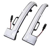 RORLL Per Peugeot 308 T9 SW II Mk2 Indicatori Direzione Dinamici Sequenziali LED Per Specchietti Laterali Lampade Per Stile Un'auto Moderna Dinamiche Indicatori(Dynamic White Lens)