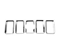 ROROL per S&uzuki J&imny JB74 2019 2020 Auto Griglia Anteriore Inserto Copertura Decorativa Adesivi Car Styling Esterno Argento Sfiato Parafango Auto