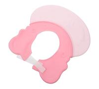 RORPOIR 1 Pc cuffia per shampoo per piccoli toilette cappello a visiera mano shower cap cuffie cuffia lava cuffia per la doccia da bagno tpe rosa