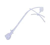 RORPOIR 1 Set porta campanello per culla braccio appendiabiti mobile per culla Titolare di dispositivi mobili per il presepe giostrina per culla porta campana per culla plastica bianca