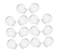 RORPOIR 10 Pezzi Palline Neve da Te in Plastica Trasparente con Vite Sfere Natalizie Riempibili per Decorazioni Artigianali e Regali Personalizzati
