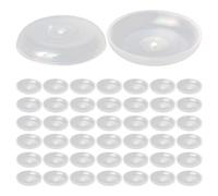 RORPOIR 100 Pezzi Salvagocce per Candele in Plastica, Protezione Antigoccia per Candele da Servizi Religiosi e Natalizi, Blocca Gocce di Cera e Protegge le Mani