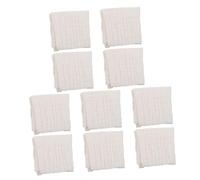 RORPOIR 10pezzi Asciugamano in Cotone Naturale Per Ragazza Salviette Morbide Per Viso e Bagnetto Piccoli Quadrotti Cotone Per Ragazza e Bagnetto Per Sensibile