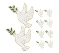 RORPOIR 10pezzi Spilla in Metallo Accessorio Per Formali e Casual e Visibile Come Premuroso Per Esprimere Armonia e Buona Volontà