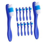 RORPOIR 12pezzi Spazzolini Da Denti Con Setole Morbide Design Per Strutture Carcerarie e Sicurezza Manici Compatti Per Pulizia e Comoda Per Igiene Orale in Carcere e Ospedali Psichiatrici