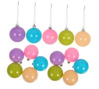 RORPOIR 15 Pezzi Decorazione Della Palla Natale Decorazioni Per Gli Delle Vacanze Decorazioni Natalizie Da Appendere Palle Appese All'albero Natale Plastica