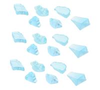 RORPOIR 18 Pollici Decorazioni del ghiacciaio Figurine del ghiacciaio Decorazione di Iceberg subacqueo Figurine Iceberg in Miniatura Statue artiche Decorazione Micro artica Resina Sky-Blue