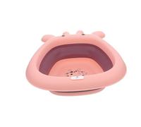 RORPOIR 1pezzi Bacinella Pieghevole Per Design Cartoni Animati Lavabo Portatile Per Lavaggio e Facile Trasportare Per Shower e Compleanni Colore
