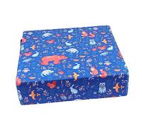 RORPOIR 1pezzi Cuscino Rialzato Per Sedia Da Pranzo Per Ragazzo Ragazza Ragazza Seggiolino Rialzato Staccabile Cinghie Di Sicurezza Per Fissare Sotto La Sedia e Intorno Allo Schienale Fode