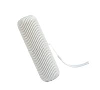 RORPOIR 1pezzi Portaspazzolino Viaggio Beige Tazza Per Lavarsi Creativa Per Portatile Per Spazzolino e Dentifricio Organizzatore Per Viaggi e Uso