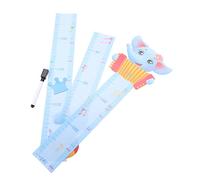 RORPOIR 1set Decorativo Adesivo Murale Per Misurazione Ragazzo Ragazza Sticker Animali Cartoon Per Camerette Nursery e Spazi Infantili Facile Da Applicare e Rimuovere