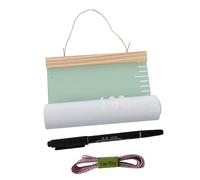 RORPOIR 1set Riga Di Per Ragazzo Ragazza Decorativa Da Appendere Misuratore Di Creativo Per Cameretta Design Unico Avocado Con Penna e Nastro Misuratore Decorazione Murale Per Genitori e