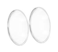 RORPOIR 2 Pezzi Aromatherapy Candle Tray Vetro Forma di Cappello per e Cera Piatto Riscaldante Trasparente per Lampada Fragranza in Casa Facile da Pulire per Soggiorno e Ufficio