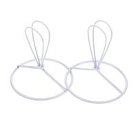 RORPOIR 2 Pezzi Clip per Paralume Rotondo Portalampada in Ferro Resistenti e Stabili Accessori per Illuminazione DIY Adatti per Lampad Tavolo Terra Supporto Morsetto per Lampadina