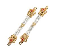 RORPOIR 2 Pezzi Mezuzah Metallo Decorazione Religiosa con Incisioni Sacre Design per Cerimonie Religiose e Regali per Case Nuove e Ebraiche
