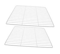 RORPOIR 2 pezzi Separatore Ripiani Freezer in Rete Bianco per Frigoriferi e Congelatori Organizer per Ottimizzare e Ventilazione